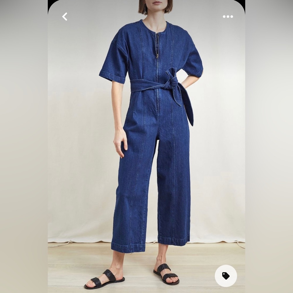 Apiece Apart Champeta Denim Jumpsuit